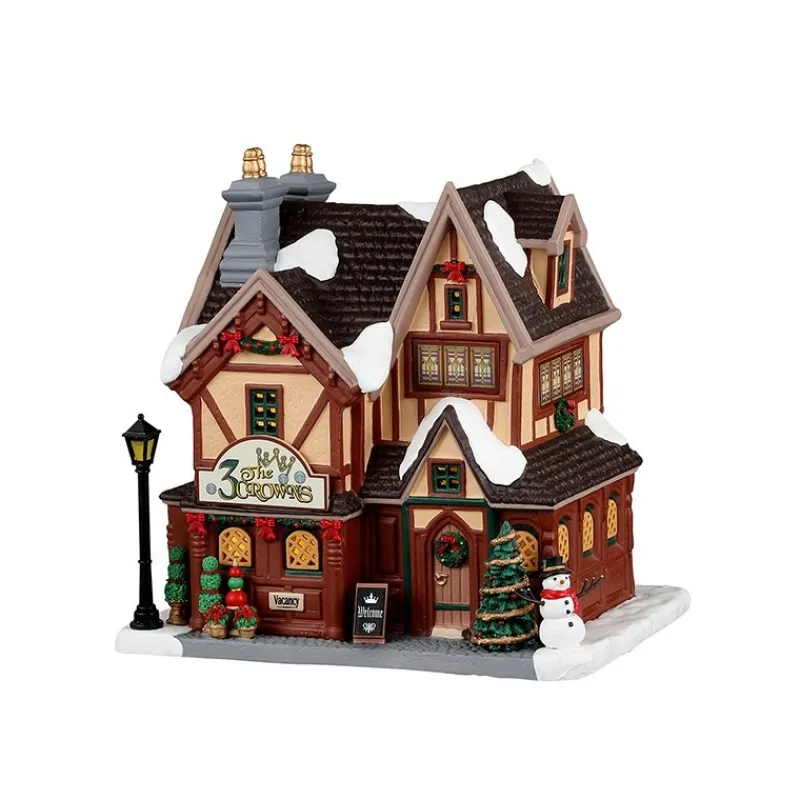 Lemax Edifici Illuminati*The 3 Crowns Inn con Alimentatore Cod. 35043