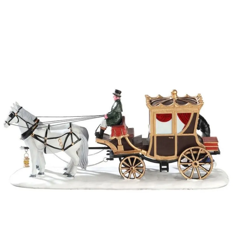 Lemax Prodotti Fuori Catalogo|Scene Natalizie*The Duchess Arrives Set of 2 Cod. 73309