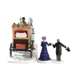 Lemax Prodotti Fuori Catalogo|Scene Natalizie*The Duchess Arrives Set of 2 Cod. 73309