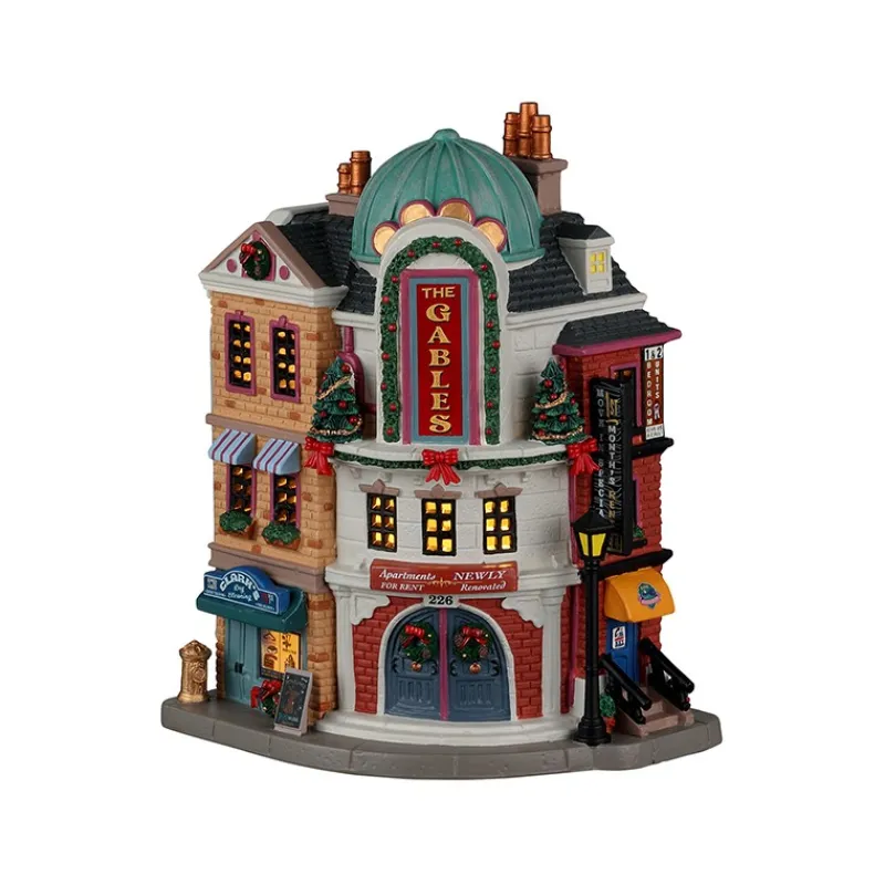 Lemax Edifici Illuminati*The Gables Apartments con Alimentatore Cod. 25879