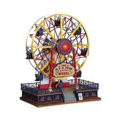 Lemax Edifici Illuminati|Edifici E Giostre In Movimento*The Giant Wheel, con Alimentatore 4.5V Cod. 94482
