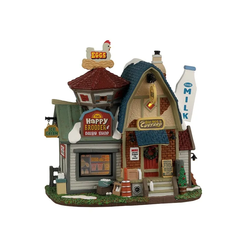 Lemax Edifici Illuminati*The Happy Brooder & Dairy Shop Cod. 25913