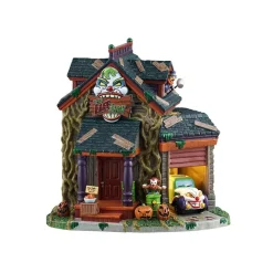 Lemax Edifici Illuminati|Novità Lemax Spooky Town 2025*The Laff Shak con Alimentatore 4.5V Cod. 55305