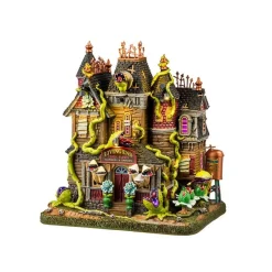 Lemax Edifici Illuminati|Novità Lemax Spooky Town 2025*The Living End B/O 4.5V Cod. 45207