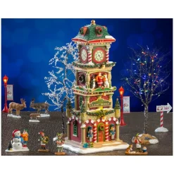 Lemax Lemax Starter Pack|Novità Lemax Natale 2025*The Village Square Clock Tower Set con Alimentatore 4.5V Cod. 56673