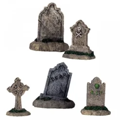 Lemax Accessori|Accessori*Tombstones Set Of 5 Cod. 44145