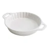 Staub Tortiere*Tortiera Tonda 36 cm Bianca in Ceramica