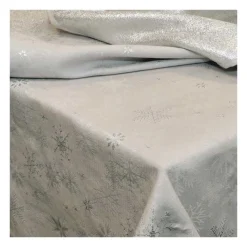 Unique Living Cuscini E Plaid|Complementi D'Arredo*Tovaglia Crystal 140 x 250 cm Colore Silver