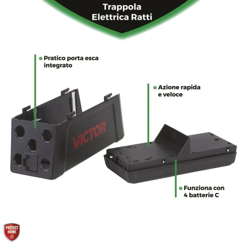 SBM Esche E Trappole Per Roditori|Prodotti Per La Cura Del Giardino*Trappola elettrica per ratti VICTOR