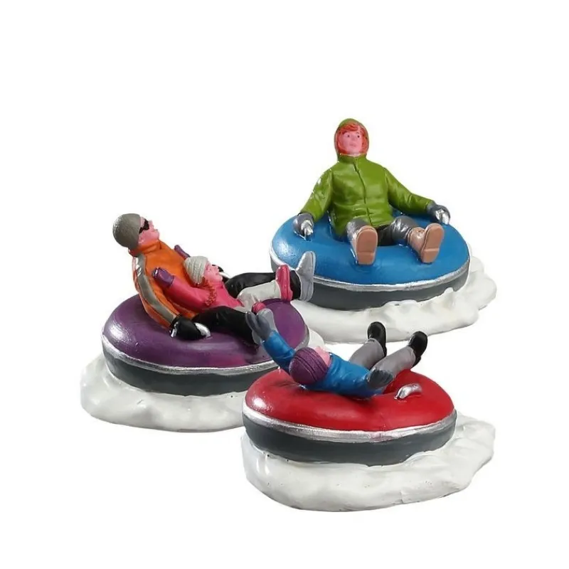 Lemax Scene Natalizie*Tubing Family Set of 3 Cod. 73305