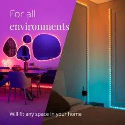 Twinkly Twinkly Home|Luci Di Natale*DOTS Striscia 20 m 400 Led RGB BT + WiFi Cavo Trasparente