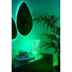 Twinkly Twinkly Home|Luci Di Natale*DOTS Striscia 20 m 400 Led RGB BT + WiFi Cavo Trasparente