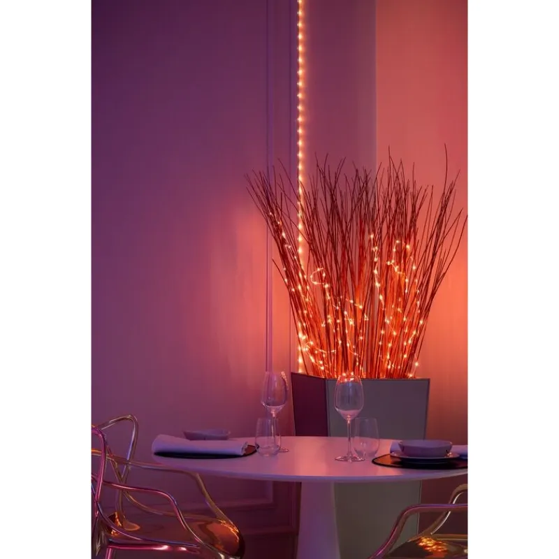 Twinkly Twinkly Home|Luci Di Natale*DOTS Striscia 20 m 400 Led RGB BT + WiFi Cavo Trasparente