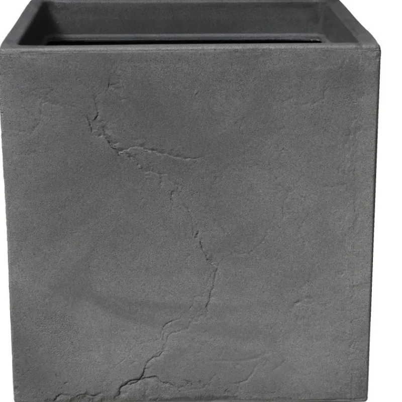 Vasar Vasi Quadrati In Resina|Vasi In Resina*Vaso Ardesia Cubo