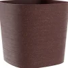 Teraplast Vasi In Plastica|Vasi Quadrati In Plastica*Vaso Capri Wood Essence