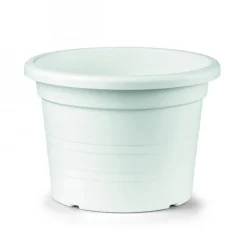 Veca Vasi Tondi In Plastica|Vasi In Plastica*Vaso Cilindro 100 con Rulli