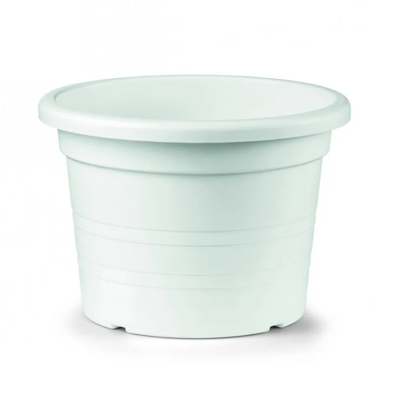 Veca Vasi Tondi In Plastica|Vasi In Plastica*Vaso Cilindro 100 con Rulli