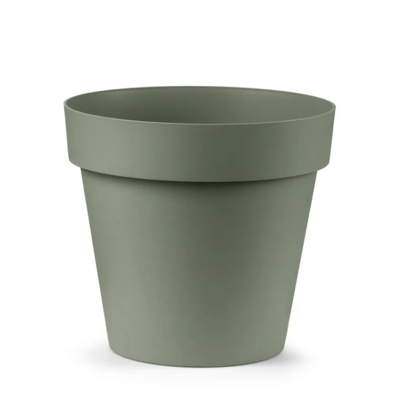 Veca Vasi Eco Green|Vasi Tondi In Plastica*Vaso Cleo Lovin'Green 60% Plastica Riciclata