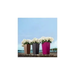 Lechuza Color Collection|Vasi Quadrati In Resina*Vaso Cubico Color 30 Set Completo