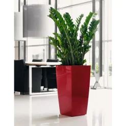 Lechuza Vasi In Resina|Vasi In Resina*Vaso Cubico Premium 50 Set Completo