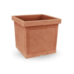 Veca Vasi In Resina Cotto Toscano|Vasi Quadrati In Resina*Vaso Millerighe Quadro Ducale