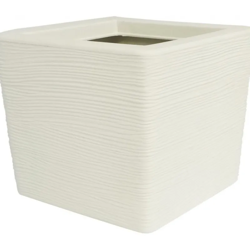 Vasar Vasi Quadrati In Resina|Vasi In Resina*Vaso Shabby Cubo Rigato