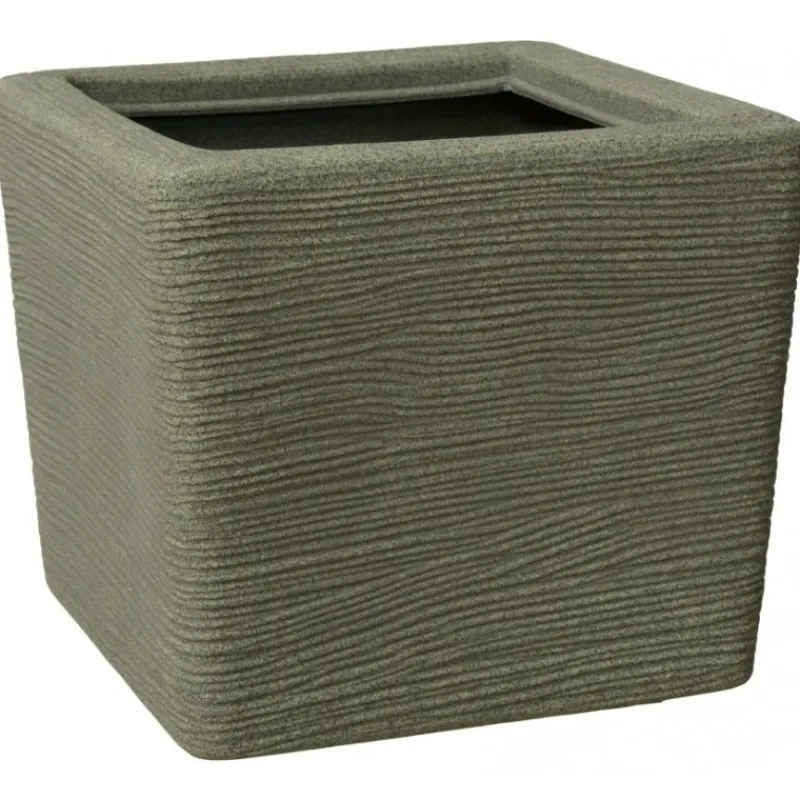 Vasar Vasi Quadrati In Resina|Vasi In Resina*Vaso Shabby Cubo Rigato