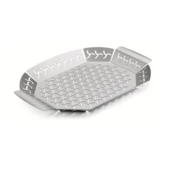 Weber Accessori Multiuso Weber|Accessori Bbq A Gas Weber*Vassoio Grande per Verdure in Acciaio Inox Original Cod. 6678