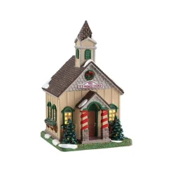 Lemax Edifici Illuminati*Wayside Church con Alimentatore Cod. 85414
