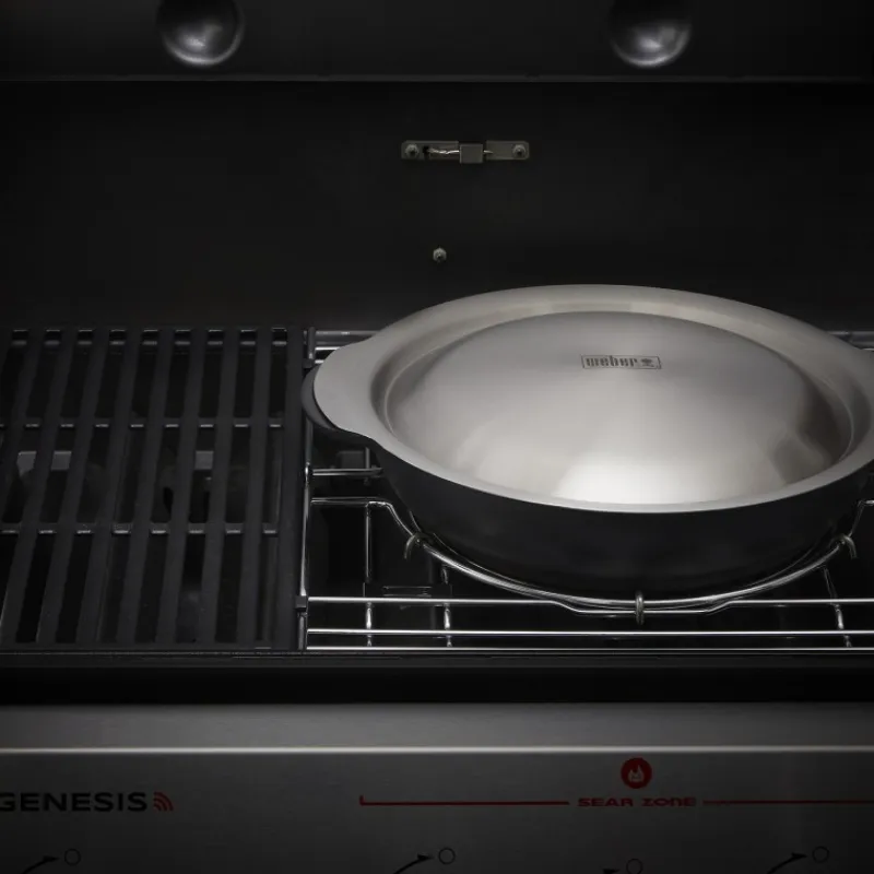 Weber Accessori Gourmet System Weber*Crafted - Wok con cestello per cottura a vapore Cod. 7607