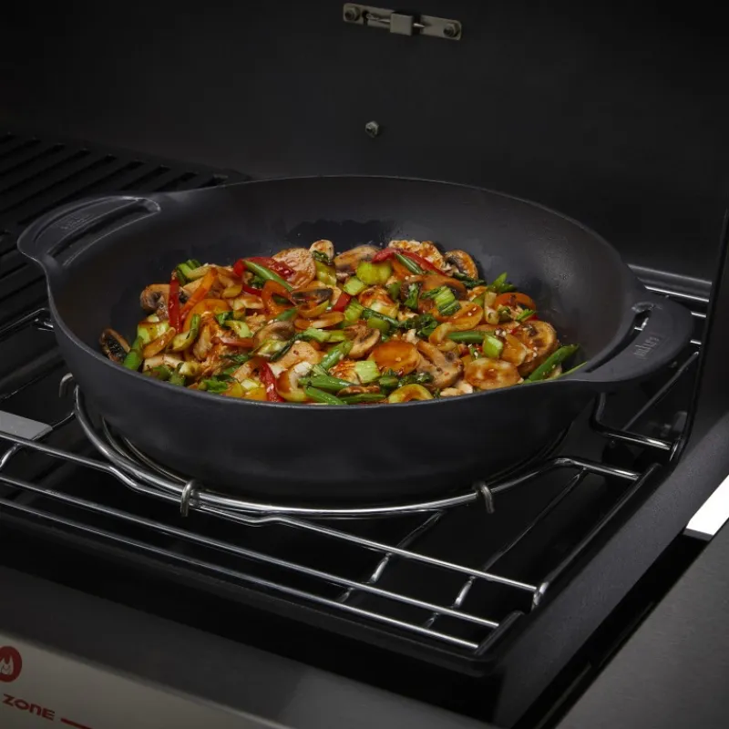 Weber Accessori Gourmet System Weber*Crafted - Wok con cestello per cottura a vapore Cod. 7607