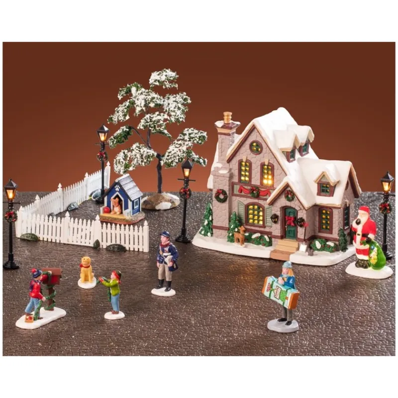 Lemax Lemax Starter Pack|Novità Lemax Natale 2025*White Christmas Set con Alimentatore 4.5V Cod. 56671