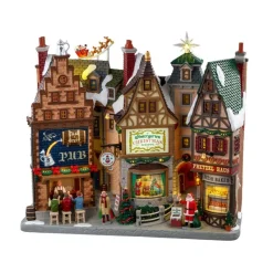 Lemax Edifici Illuminati|Lemax Best Buy*Wintergarten Lane B/O 4.5V Cod. 05701
