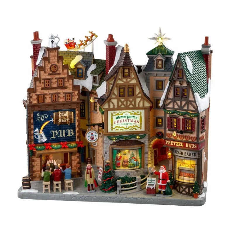 Lemax Edifici Illuminati|Lemax Best Buy*Wintergarten Lane B/O 4.5V Cod. 05701