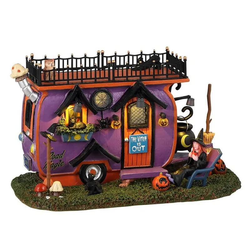 Lemax Scene Halloween|Scene Natalizie*Witch Vanlife B/O 4.5V Cod. 34066